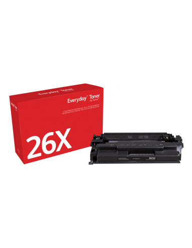 Everyday Toner ™ di Xerox Nero compatibile con HP 26X (CF226X), High capacity