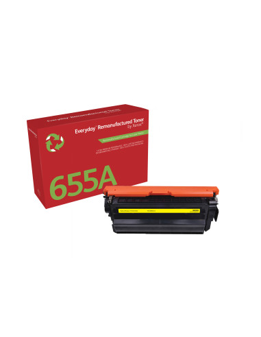 Everyday Rigenerato Toner rigenerato Everyday™ di Xerox Giallo compatibile con HP 655A (CF452A), Capacità standard