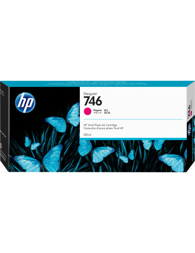 HP Cartuccia di inchiostro magenta 746 DesignJet da 300 ml