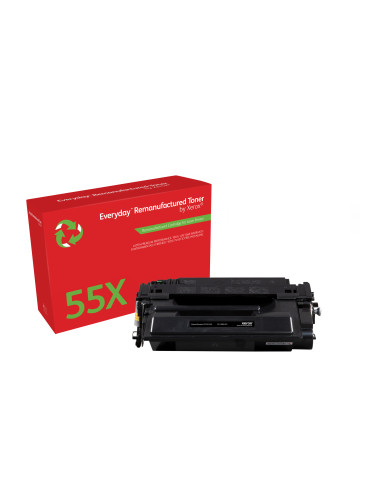 Everyday Toner rigenerato ™ di Xerox Mono compatibile con HP 55X (CE255X), High capacity