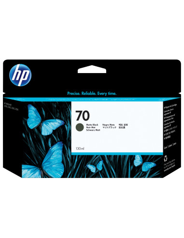 HP Cartuccia inchiostro nero opaco DesignJet 70, 130 ml