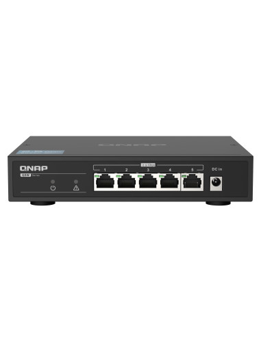 QNAP QSW-1105-5T switch di rete Non gestito Gigabit Ethernet (10 100 1000) Nero