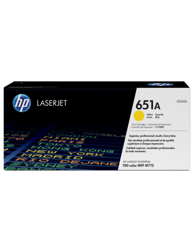 HP Cartuccia Toner originale giallo LaserJet 651A