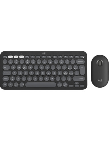 Logitech Pebble 2 Combo tastiera Mouse incluso Universale RF senza fili + Bluetooth QWERTY Italiano Grafite