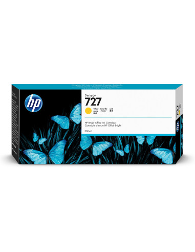 HP Cartuccia inchiostro giallo DesignJet 727, 300 ml