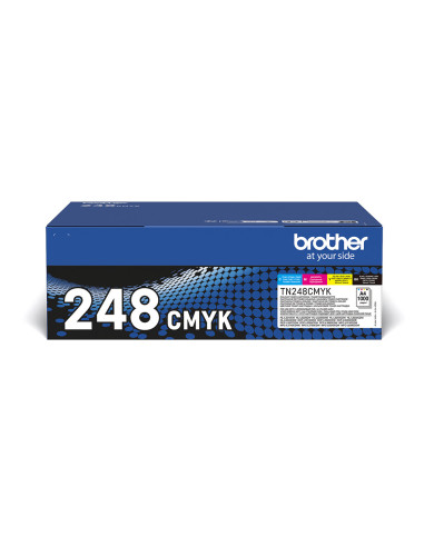 Brother TN-248VAL cartuccia toner 4 pz Originale Nero, Ciano, Magenta, Giallo