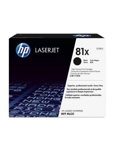 HP Cartuccia toner originale nero 81X LaserJet ad alta capacità