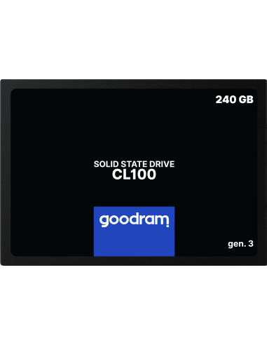 Goodram CL100 gen.3 240 GB 2.5" Serial ATA III 3D NAND