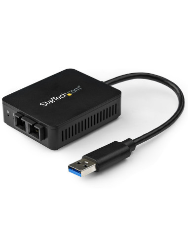 StarTech.com Convertitore da USB 3.0 a fibra ottica - 1000Base-SX SC- Multimodale - 550 m