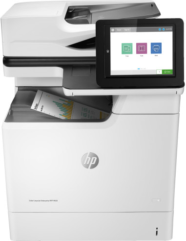 HP Color LaserJet Enterprise Stampante multifunzione M681dh, Stampa, copia, scansione