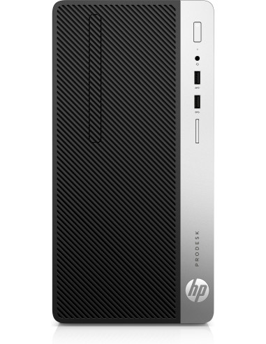 HP ProDesk 400 G5 Intel® Core™ i5 i5-8500 8 GB DDR4-SDRAM 1 TB HDD Windows 10 Pro Micro Tower PC Nero, Argento