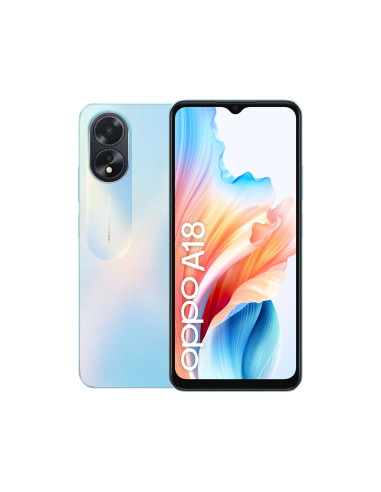 OPPO A18 4G Smartphone, AI Doppia fotocamera 8+2MP, Selfie 5MP, Display 6.56” 90HZ LCD HD+, 5000mAh, RAM 8 GB (4+4) + ROM