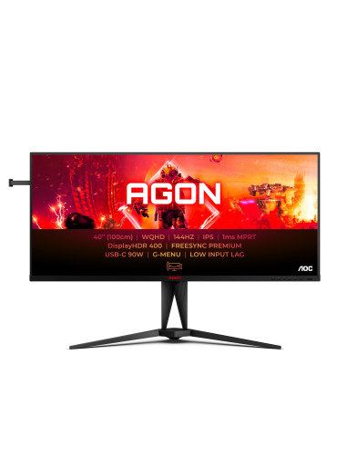 AOC AGON 5 AG405UXC Monitor PC 100,3 cm (39.5") 3440 x 1440 Pixel Wide Quad HD LCD Nero