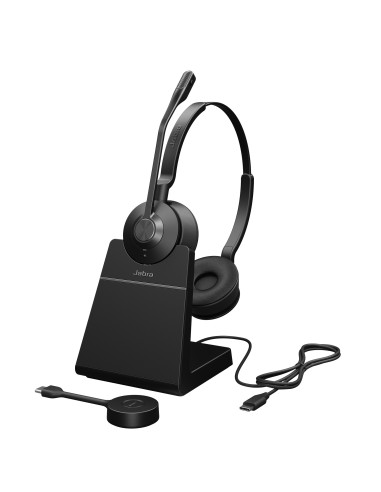 Jabra 9559-435-111 cuffia e auricolare Wireless A Padiglione Ufficio Nero, Titanio