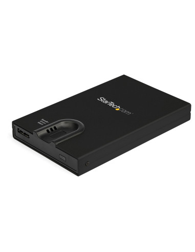 StarTech.com Box esterno hard disk con crittografia - Accesso tramite impronta digitale - Per unità SATA da 2,5"