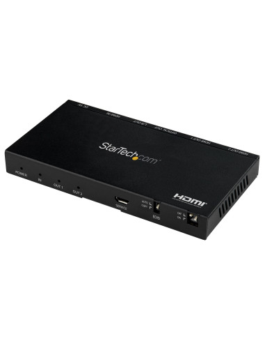 StarTech.com Sdoppiatore Splitter HDMI a 2 porte - 4K 60Hz con scaler video incorporato