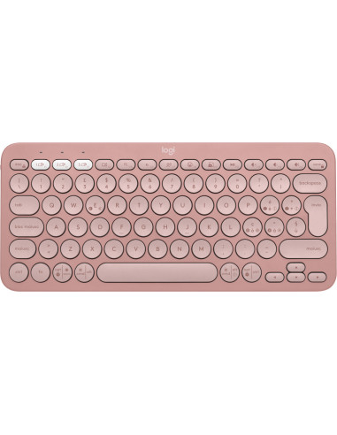 Logitech Pebble Keys 2 K380s tastiera Universale RF senza fili + Bluetooth QWERTY Italiano Rosa