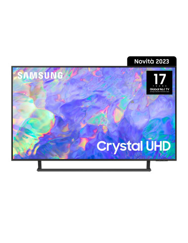 Samsung Series 8 TV UE43CU8570UXZT Crystal UHD 4K, Smart TV 43" Dynamic Crystal color, OTS Lite, Titan Gray 2023