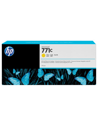 HP Cartuccia inchiostro giallo DesignJet 771C, 775 ml