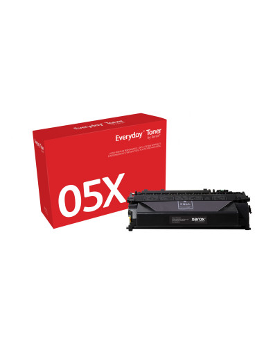 Everyday Toner ™ di Xerox Nero compatibile con HP 05X (CE505X), High capacity