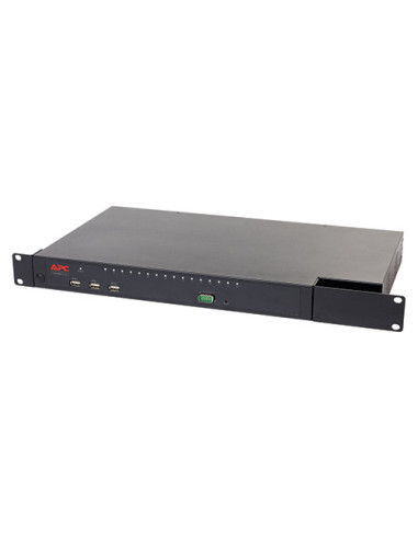 APC KVM0216A switch per keyboard-video-mouse (kvm) Montaggio rack Nero