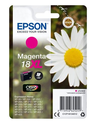 Epson Daisy Cartuccia Margherita Magenta Inchiostri Claria Home 18XL