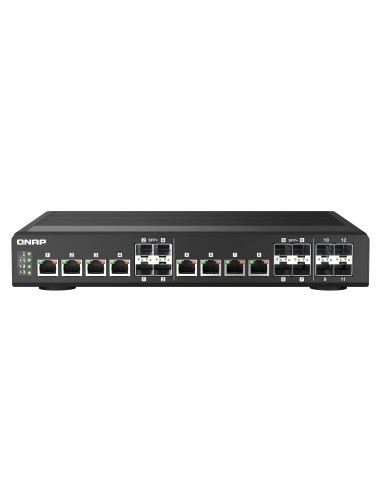 QNAP QSW-IM1200-8C switch di rete Gestito L2 Nero