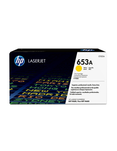 HP Cartuccia toner originale giallo LaserJet 653A