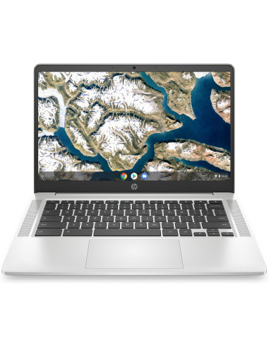 HP Chromebook 14a-na0078nl Intel® Celeron® N4120 35,6 cm (14") HD 4 GB LPDDR4-SDRAM 64 GB eMMC Wi-Fi 5 (802.11ac) ChromeOS