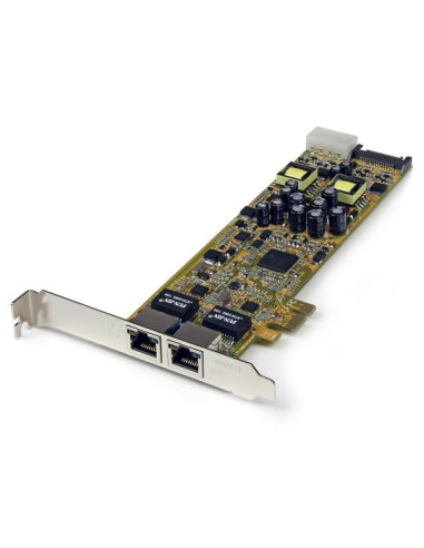 StarTech.com Adattatore scheda di rete PCIe Ethernet Gigabit PCI Express a due porte - PoE PSE