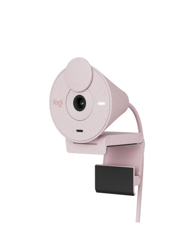 Logitech Brio 300 webcam 2 MP 1920 x 1080 Pixel USB-C Rosa