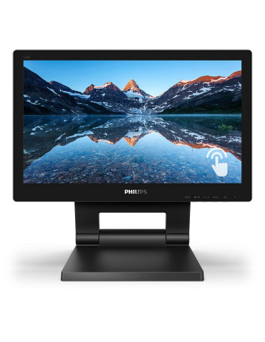 Philips 162B9T 00 Monitor PC 39,6 cm (15.6") 1366 x 768 Pixel HD LCD Touch screen Nero