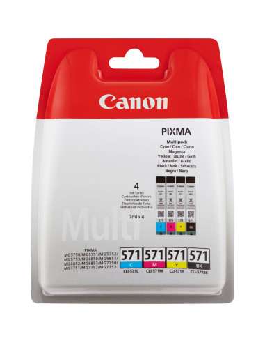 Canon Serbatoio inchiostro CLI-571 B C M Y MULTIPACK