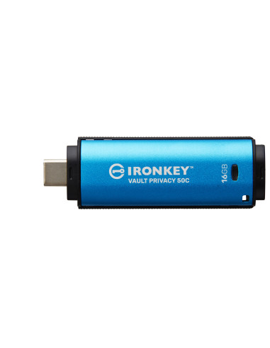 Kingston Technology IronKey 16 GB USB-C Vault Privacy 50C crittografia AES-256, FIPS 197