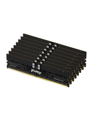 Kingston Technology FURY 256GB 4800MT s DDR5 ECC Reg CL36 DIMM (Kit da 8) Renegade Pro PnP