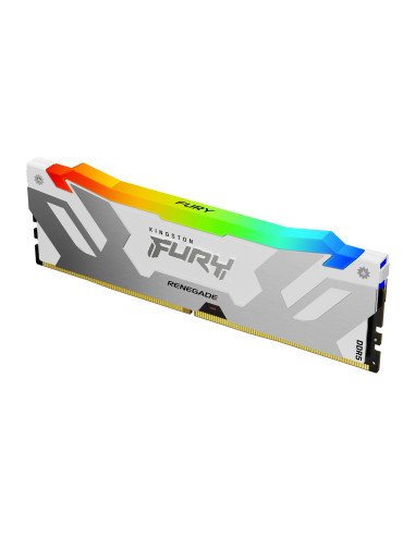 Kingston Technology FURY 16GB 7200MT s DDR5 CL38 DIMM Renegade RGB Bianco XMP