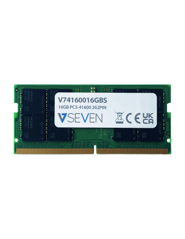 V7 V74160016GBS memoria 16 GB 1 x 16 GB DDR5 5200 MHz