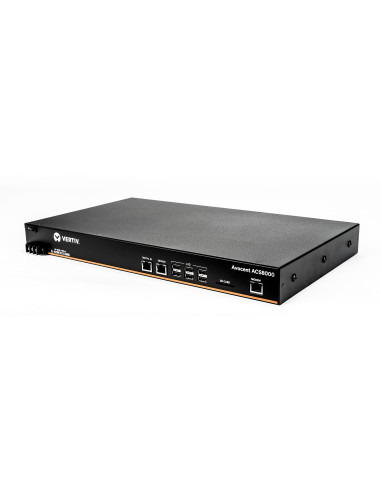 Vertiv Avocent Console Server ACS 8000 a 32 porte, con doppia alimentazione DC e modem analogico