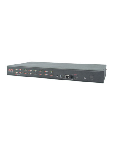 APC 16 Port Multi-Platform Analog KVM switch per keyboard-video-mouse (kvm) Montaggio rack Nero