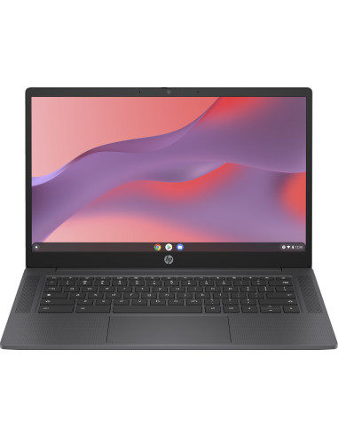 HP Chromebook 14a-nf0011nl Intel® N N100 35,6 cm (14") HD 4 GB LPDDR5-SDRAM 64 GB eMMC Wi-Fi 6E (802.11ax) ChromeOS Grigio