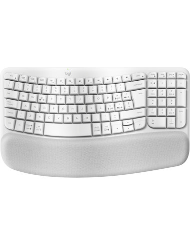 Logitech Wave Keys tastiera Ufficio RF senza fili + Bluetooth QWERTY Italiano Bianco