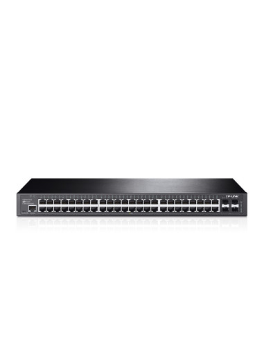 TP-Link T2600G-52TS (TL-SG3452) Gestito L2+ Gigabit Ethernet (10 100 1000) 1U Nero