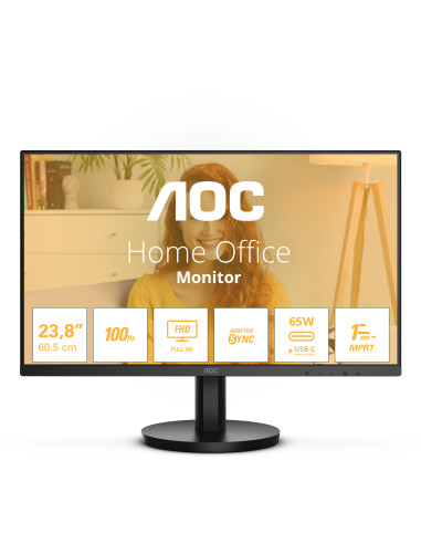 AOC 24B3CA2 Monitor PC 60,5 cm (23.8") 1920 x 1080 Pixel Full HD LED Nero