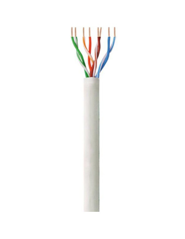 Techly ITP9-FLU-0100 cavo di rete Grigio 100 m Cat6 U UTP (UTP)