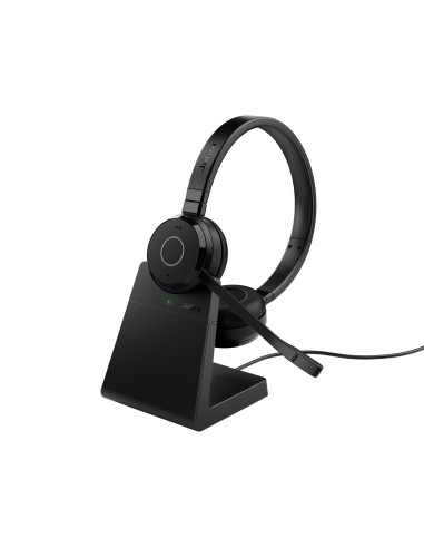 Jabra Evolve 65 TE Auricolare Con cavo e senza cavo A Padiglione Ufficio USB tipo A Bluetooth Base di ricarica Nero