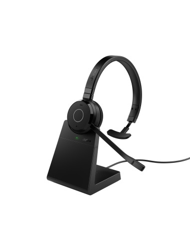 Jabra Evolve 65 TE Auricolare Con cavo e senza cavo A Padiglione Ufficio USB tipo A Bluetooth Base di ricarica Nero