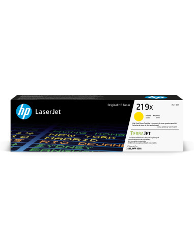 HP Cartuccia toner originale ad alta capacità LaserJet 219X giallo