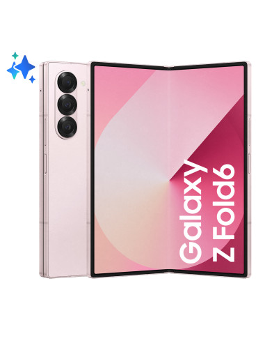 Samsung Galaxy Z Fold6 Smartphone AI, 256GB, RAM 12GB, Display 6,3" 7,6" Dynamic AMOLED 2X, Pink