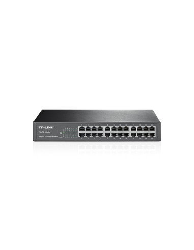 TP-Link TL-SF1024D Non gestito Fast Ethernet (10 100) 1U Nero