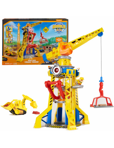 Rubble & Crew Bark Yard Crane Tower Playset